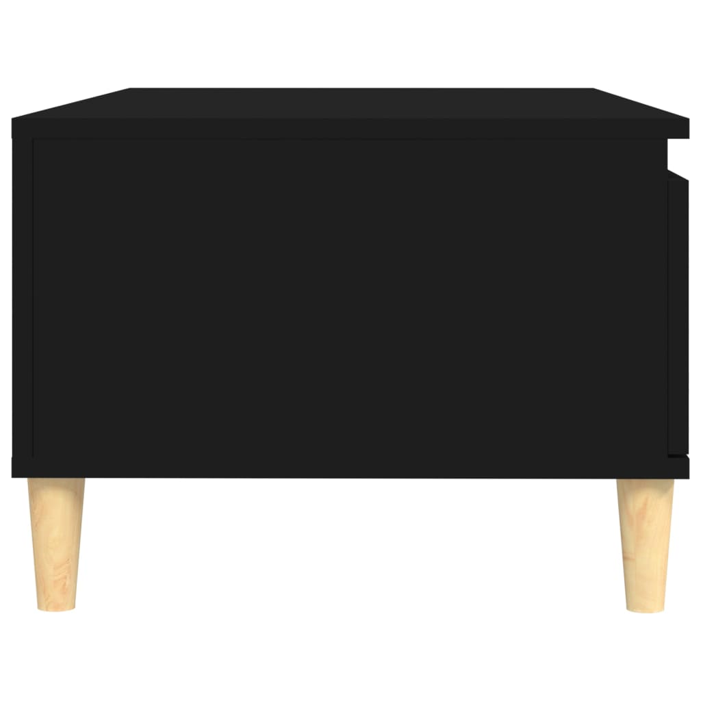 Table basse Noir 90x50x36,5 cm Bois d’ingénierie - Tables basses