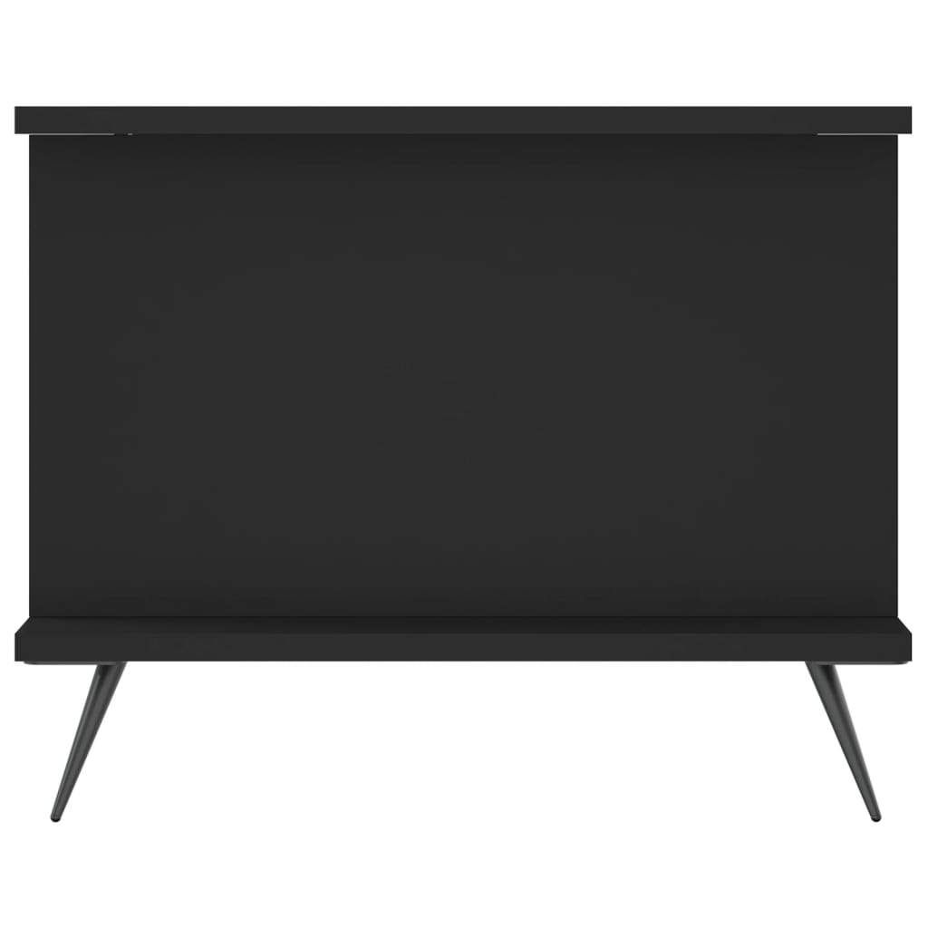 Table basse noir 90x50x40 cm bois d’ingénierie - Tables basses