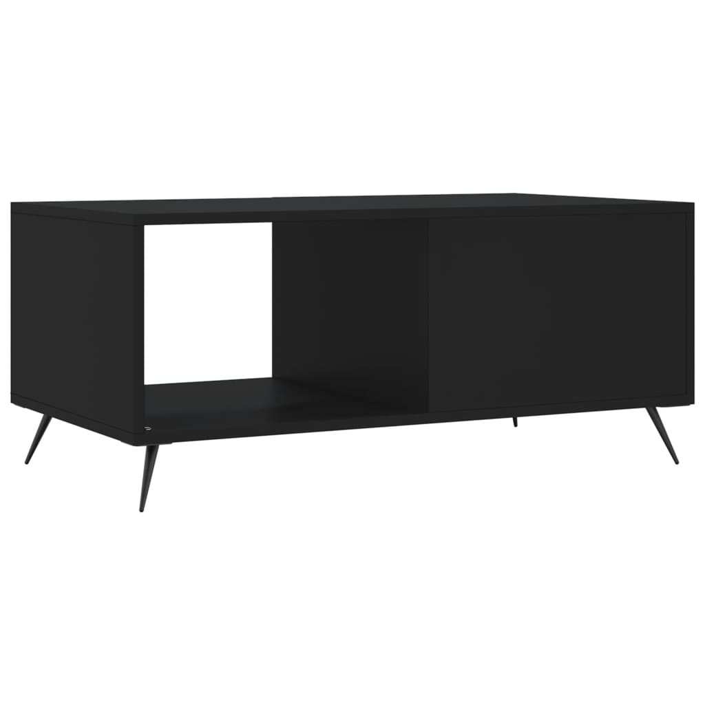 Table basse noir 90x50x40 cm bois d’ingénierie - Tables basses
