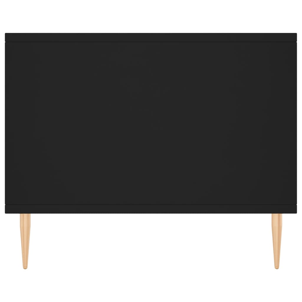 Table basse noir 90x50x40 cm bois d’ingénierie - Tables basses