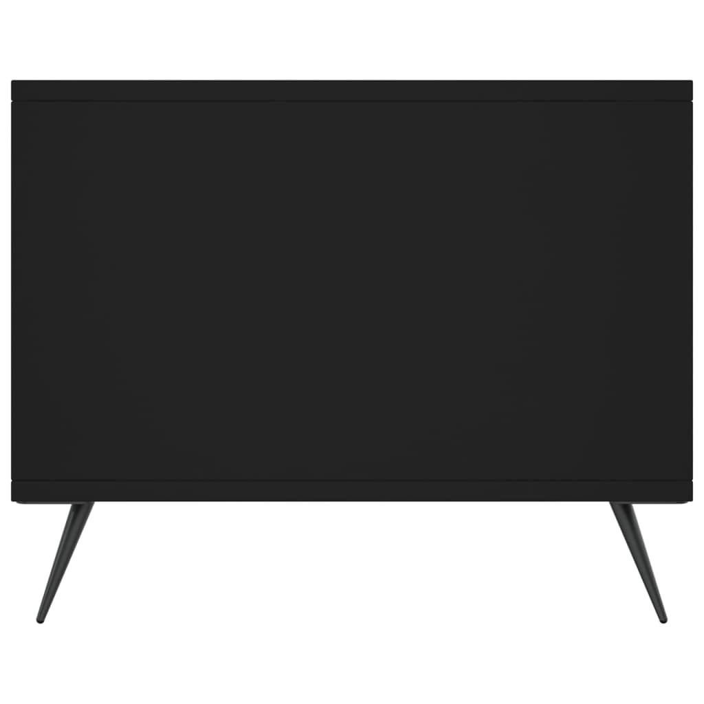 Table basse noir 90x50x40 cm bois d’ingénierie - Tables basses