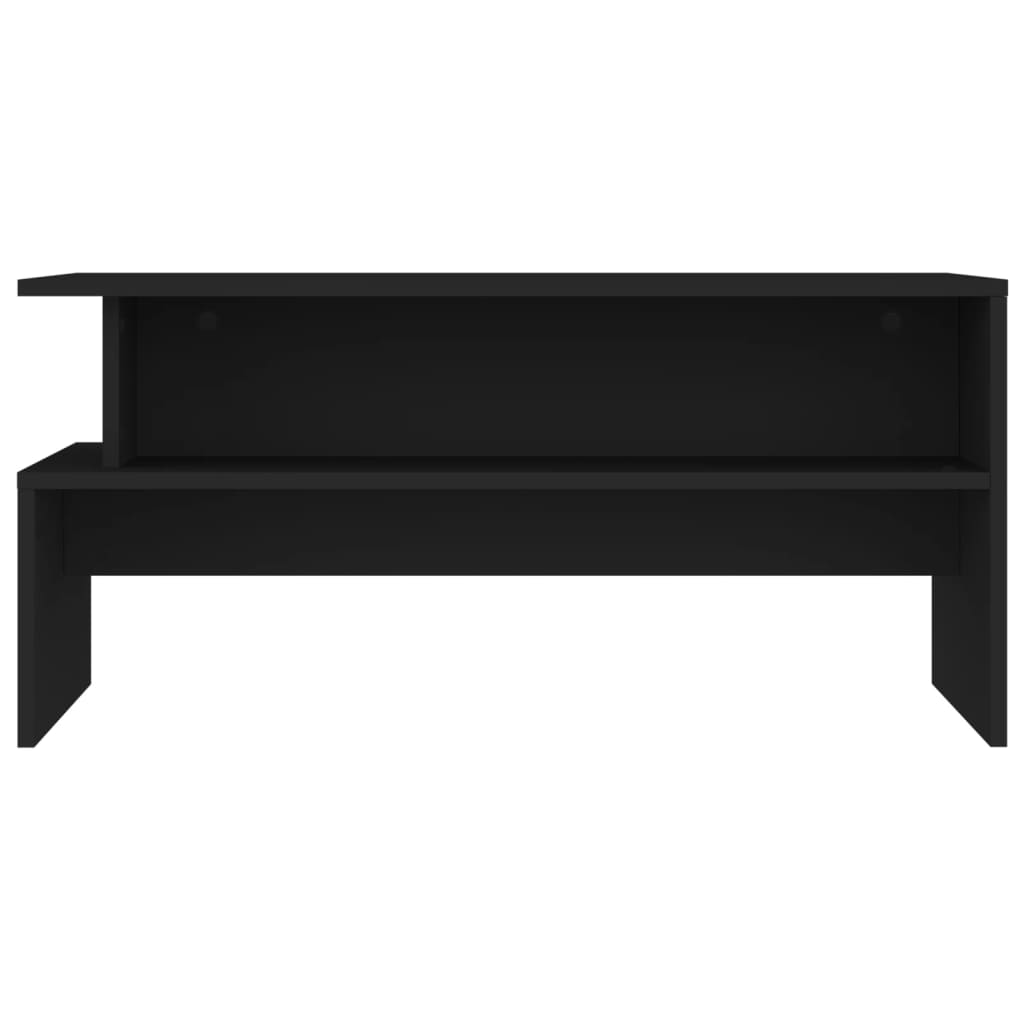 Table basse noir 90x55x42,5 cm bois d’ingénierie - Tables basses