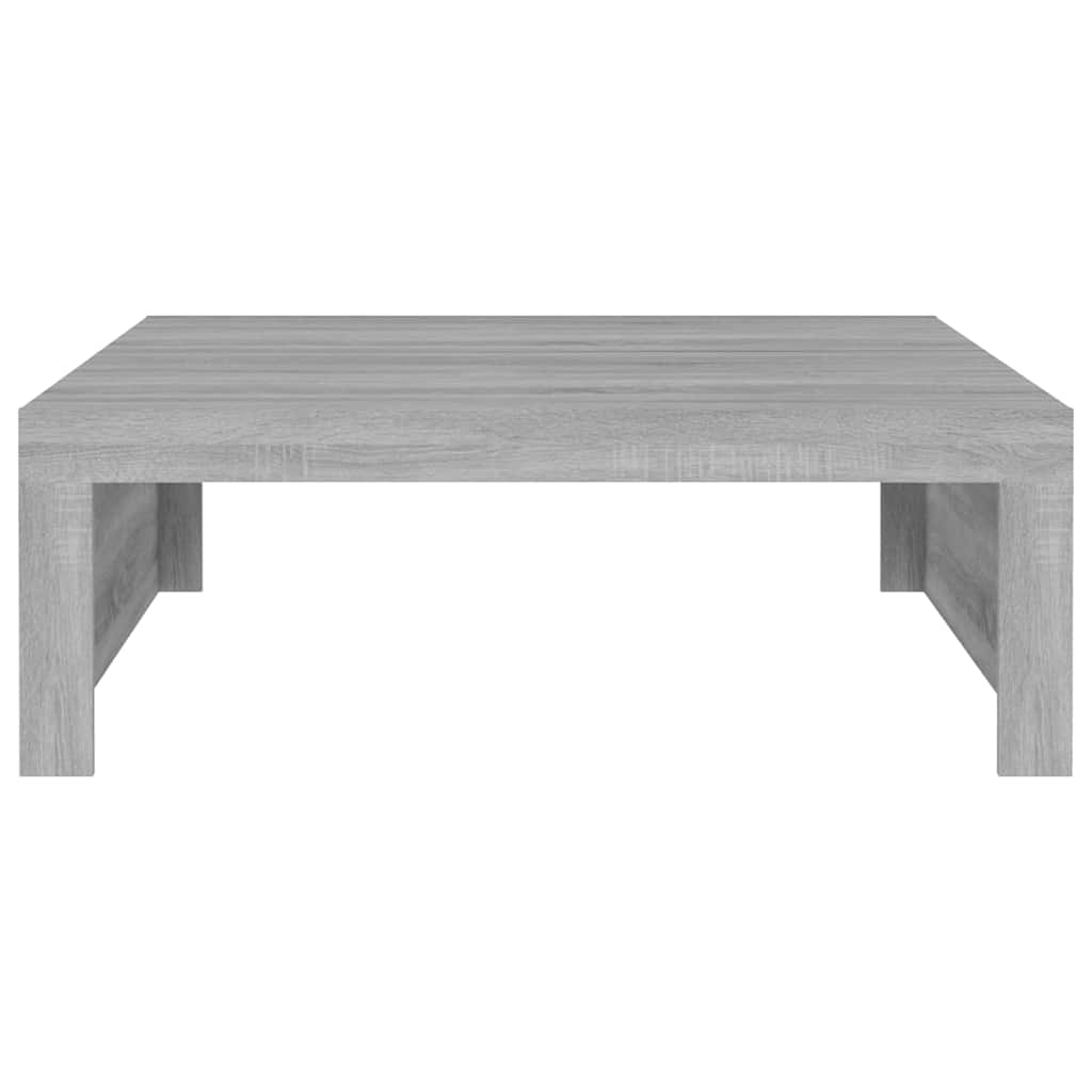 Table basse Sonoma gris 100x100x35 cm Bois d’ingénierie - Tables basses