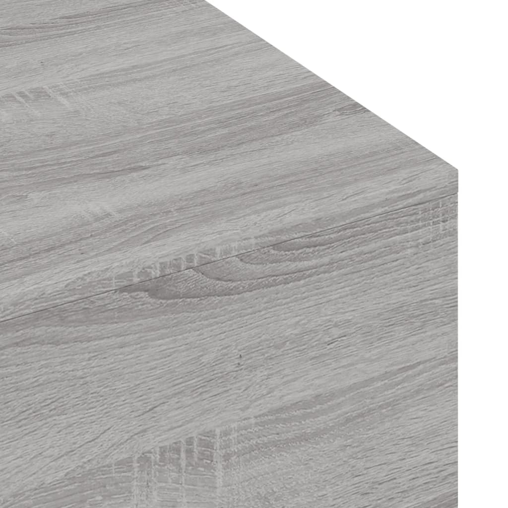 Table basse sonoma gris 100x49,5x31 cm bois d’ingénierie - Tables basses