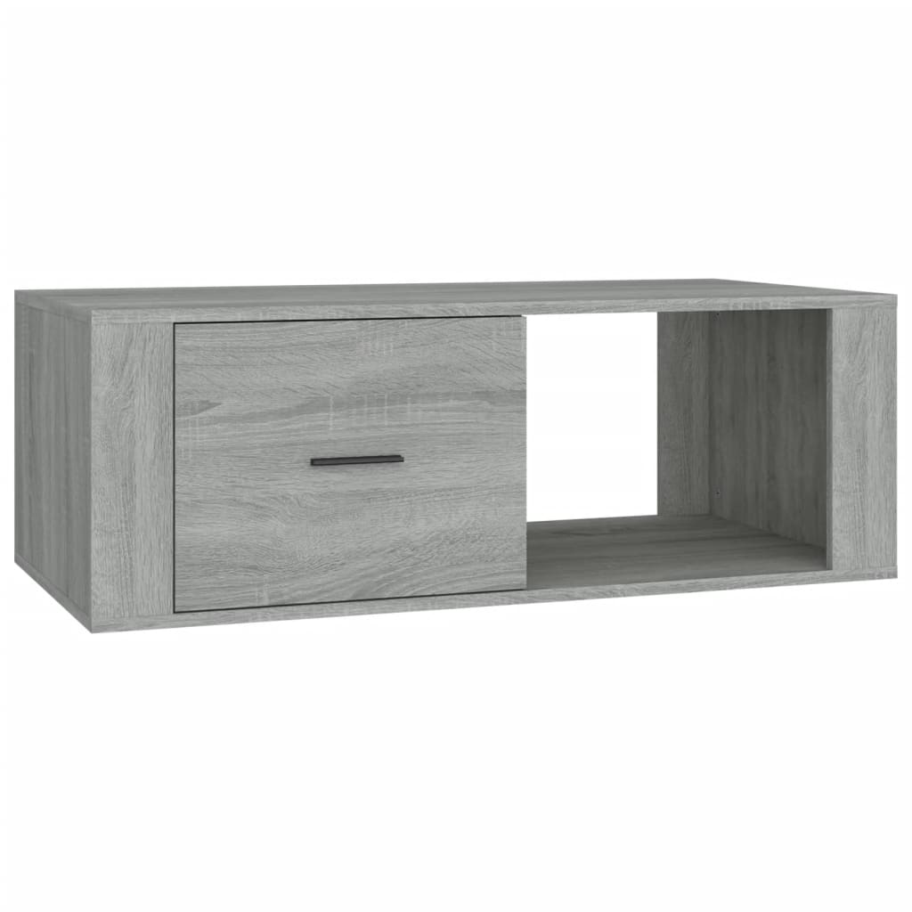 Table basse Sonoma gris 100x50,5x35 cm Bois d’ingénierie - Tables basses