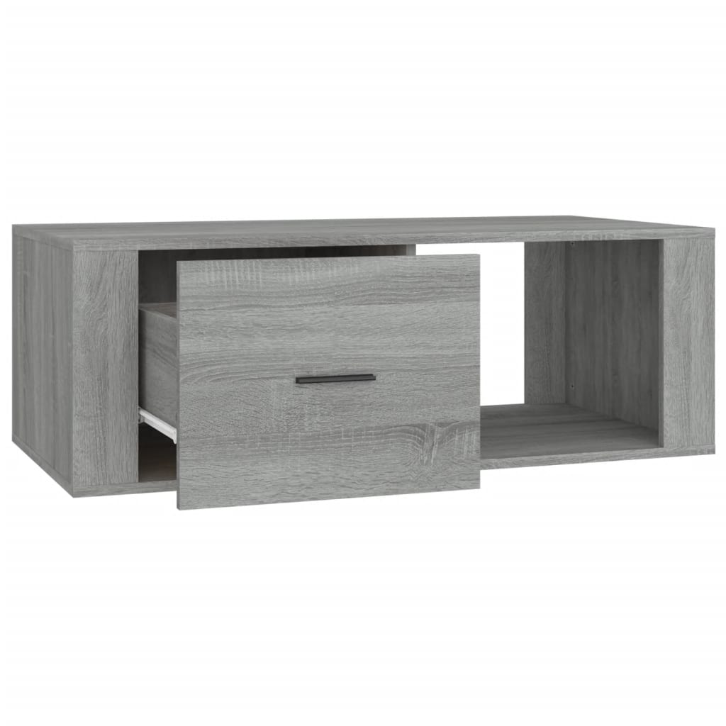 Table basse Sonoma gris 100x50,5x35 cm Bois d’ingénierie - Tables basses