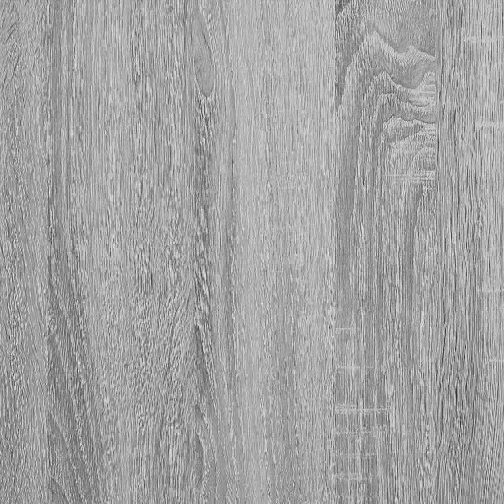 Table basse sonoma gris 100x50x35 cm bois d’ingénierie et métal - Tables basses