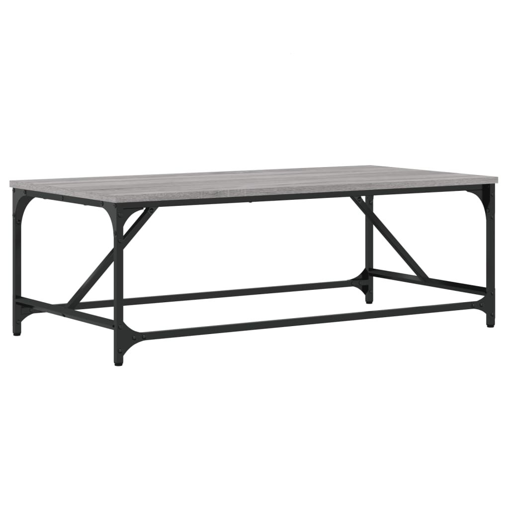 Table basse Sonoma gris 100x50x35 cm Bois d’ingénierie - Tables basses