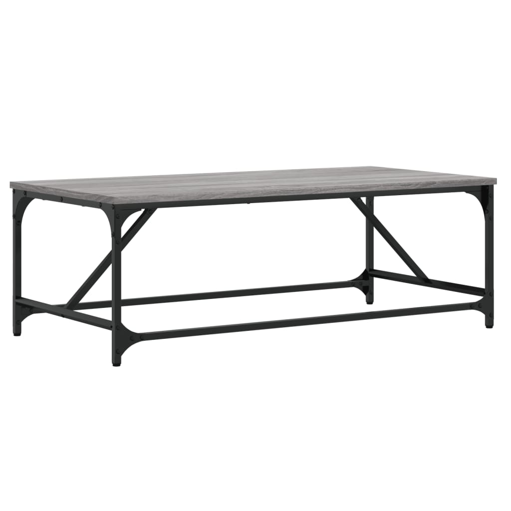 Table basse Sonoma gris 100x50x35 cm Bois d’ingénierie - Tables basses