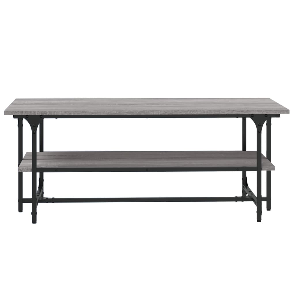 Table basse Sonoma gris 100x50x40 cm Bois d’ingénierie - Tables basses