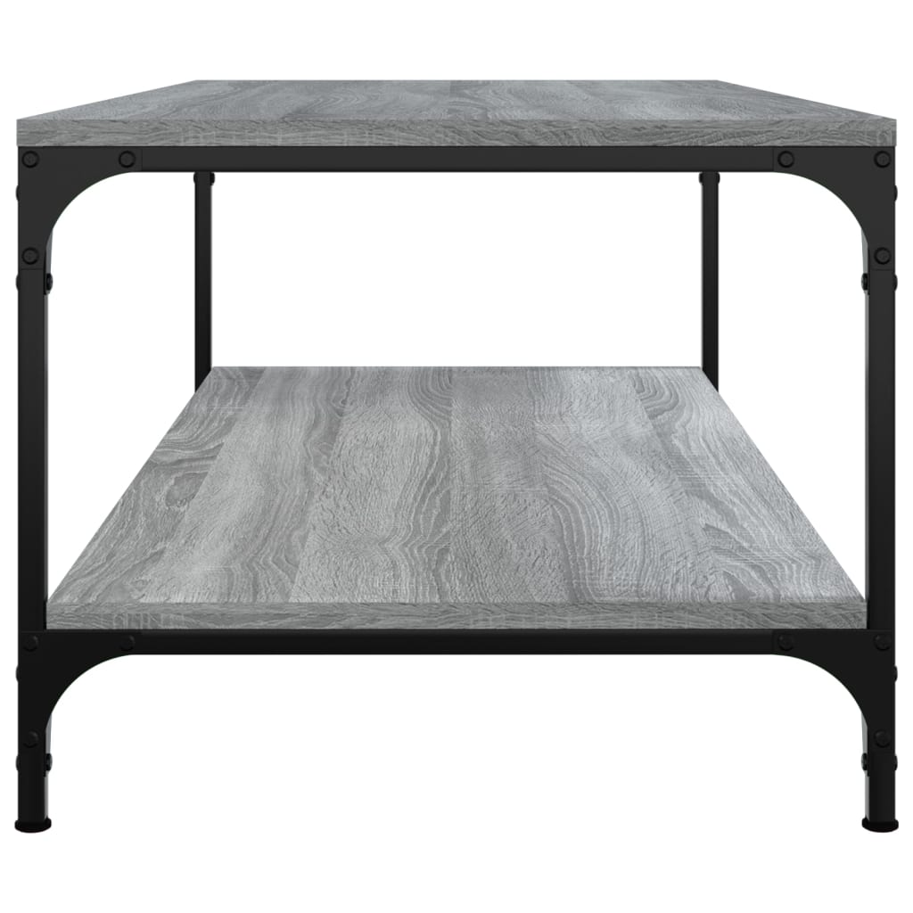 Table basse Sonoma gris 100x50x40 cm Bois d’ingénierie - Tables basses