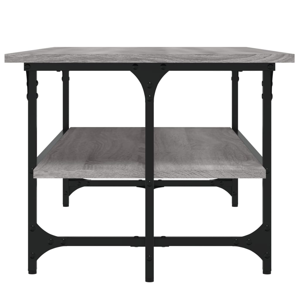 Table basse Sonoma gris 100x50x40 cm Bois d’ingénierie - Tables basses
