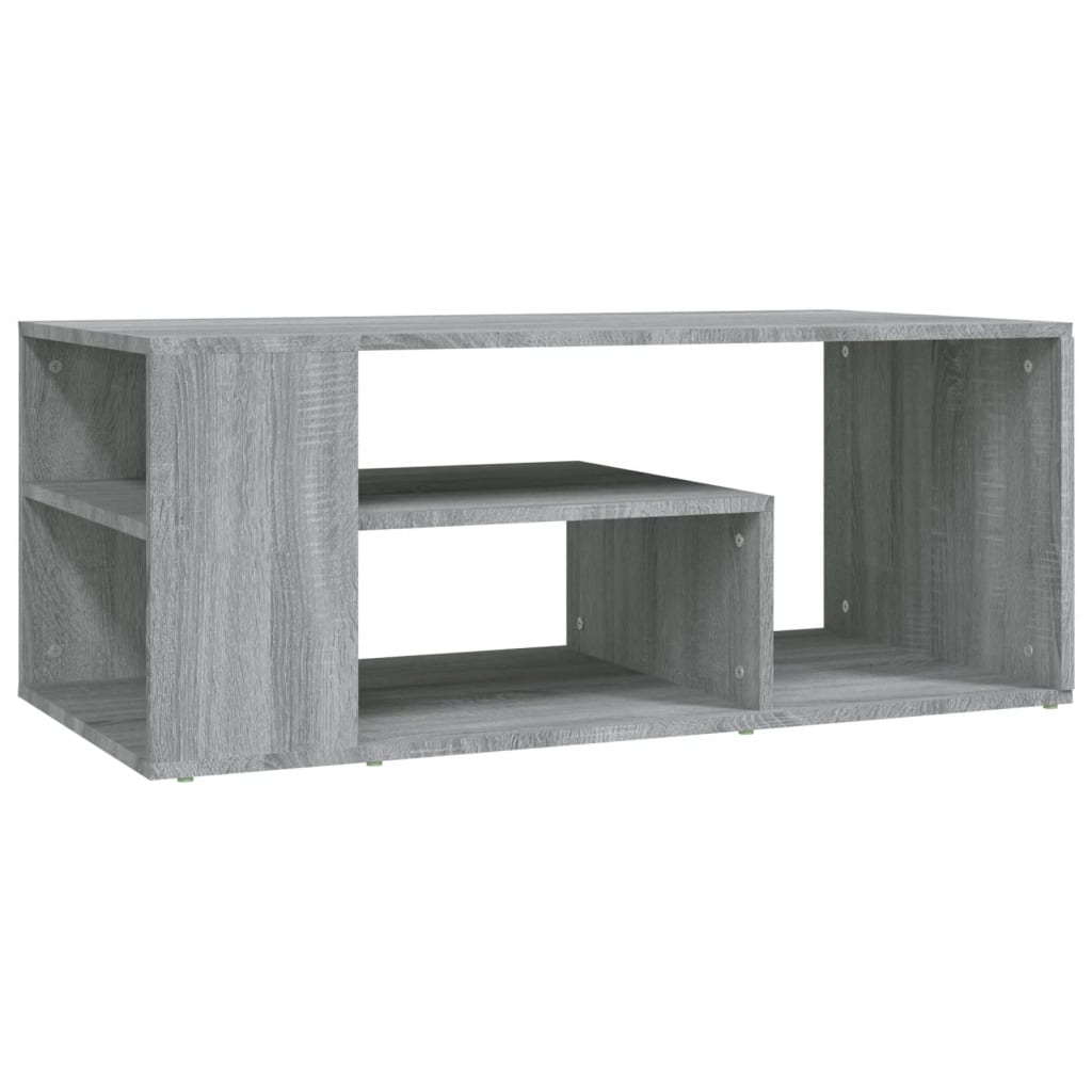 Table basse Sonoma gris 100x50x40 cm Bois d’ingénierie - Tables basses