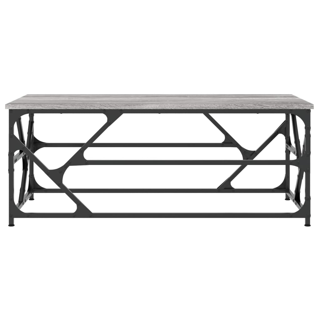 Table basse Sonoma gris 100x50x40 cm Bois d’ingénierie - Tables basses
