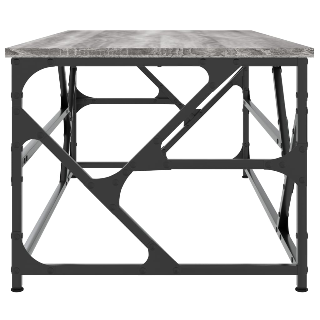 Table basse Sonoma gris 100x50x40 cm Bois d’ingénierie - Tables basses