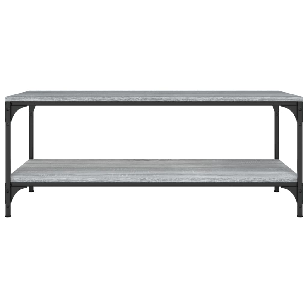 Table basse Sonoma gris 100x50x40 cm Bois d’ingénierie - Tables basses