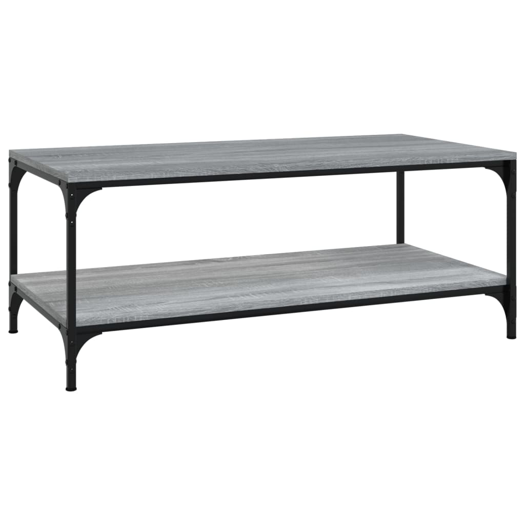 Table basse Sonoma gris 100x50x40 cm Bois d’ingénierie - Tables basses