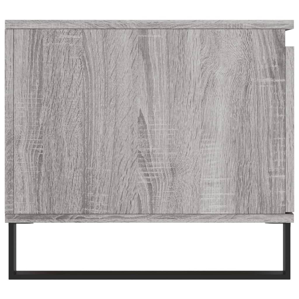 Table basse Sonoma gris 100x50x45 cm Bois d’ingénierie - Tables basses