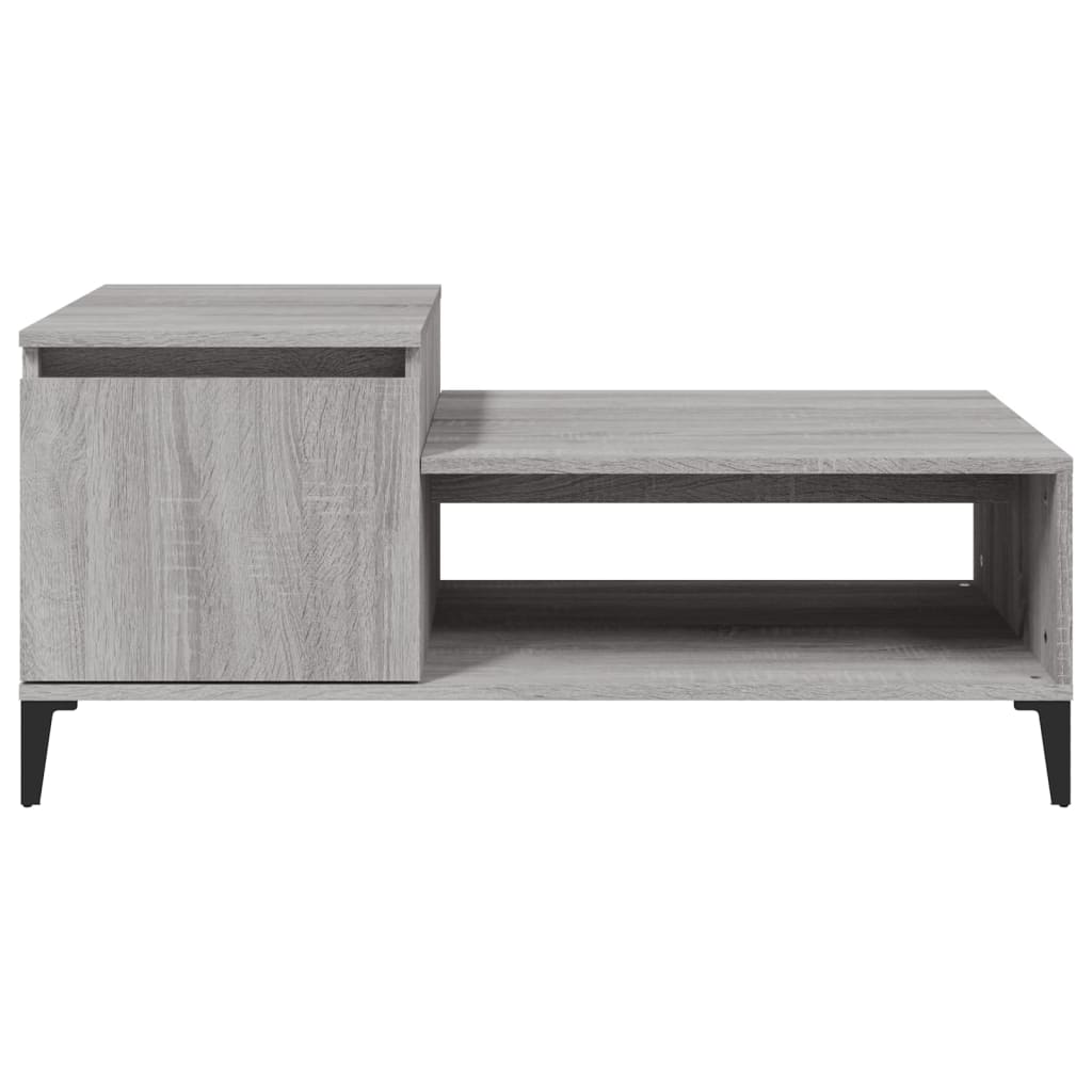 Table basse Sonoma gris 100x50x45 cm Bois d’ingénierie - Tables basses