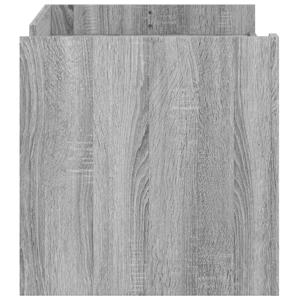 Table basse sonoma gris 100x50x50 cm bois d’ingénierie - Tables basses