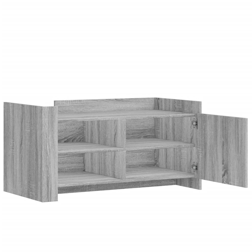 Table basse sonoma gris 100x50x50 cm bois d’ingénierie - Tables basses