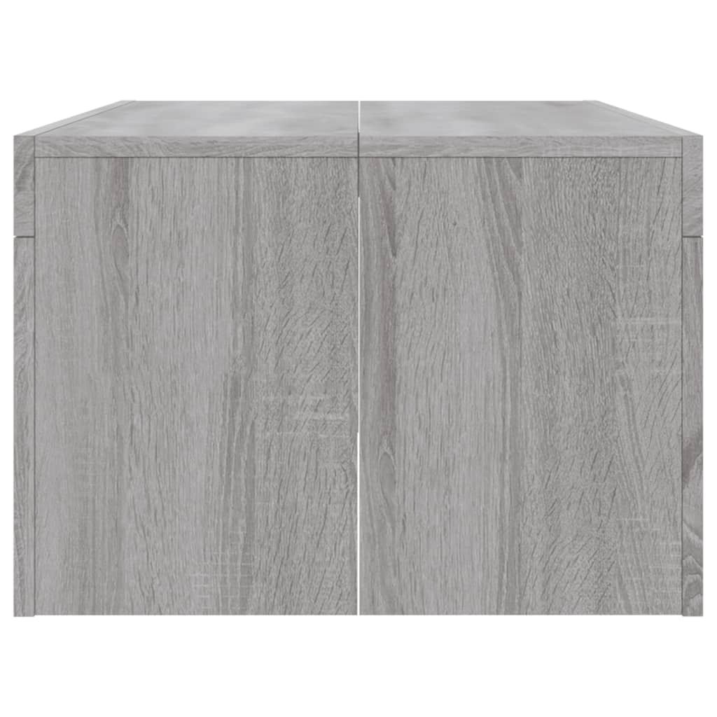 Table basse sonoma gris 102x50x36 cm bois d’ingénierie - Tables basses