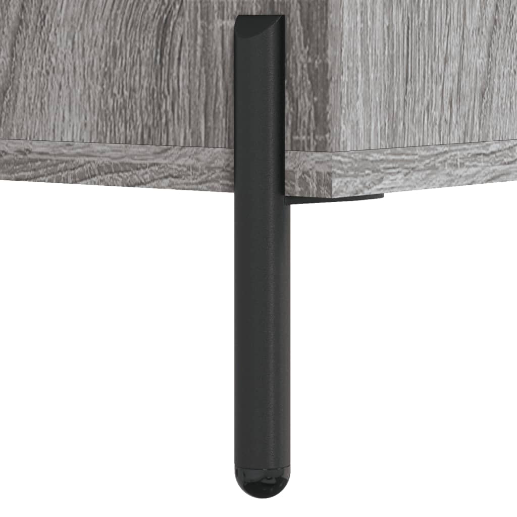 Table basse sonoma gris 102x50x40 cm bois d’ingénierie - Tables basses
