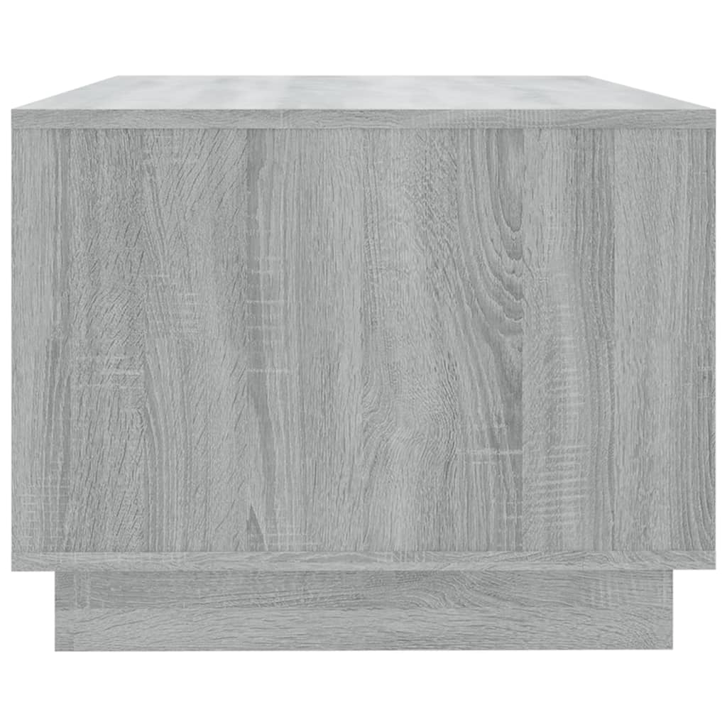 Table basse sonoma gris 102x55x43 cm bois d’ingénierie - Tables basses