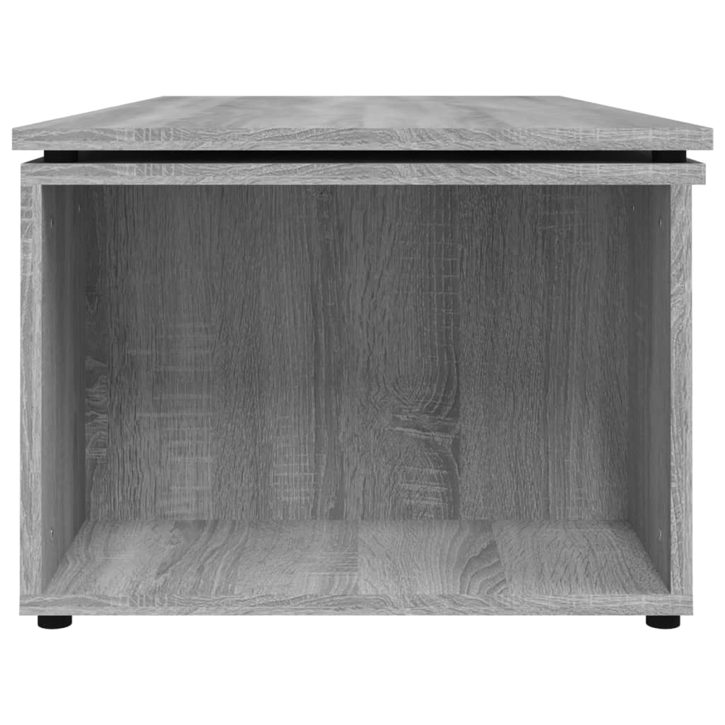 Table basse Sonoma gris 150x50x35 cm Bois d’ingénierie - Tables basses