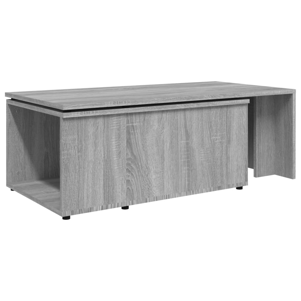 Table basse Sonoma gris 150x50x35 cm Bois d’ingénierie - Tables basses