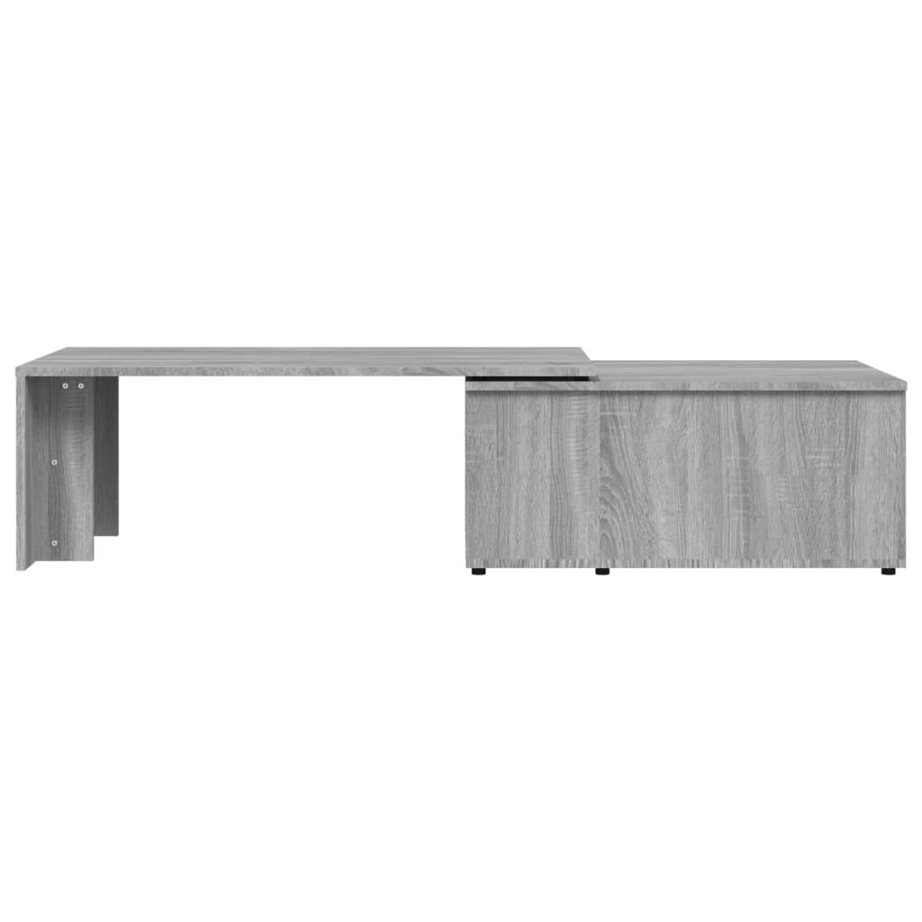 Table basse Sonoma gris 150x50x35 cm Bois d’ingénierie - Tables basses