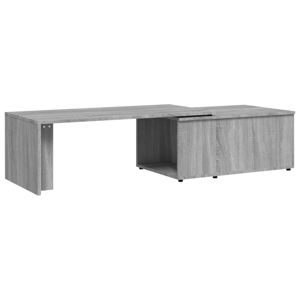 Table basse Sonoma gris 150x50x35 cm Bois d’ingénierie - Tables basses
