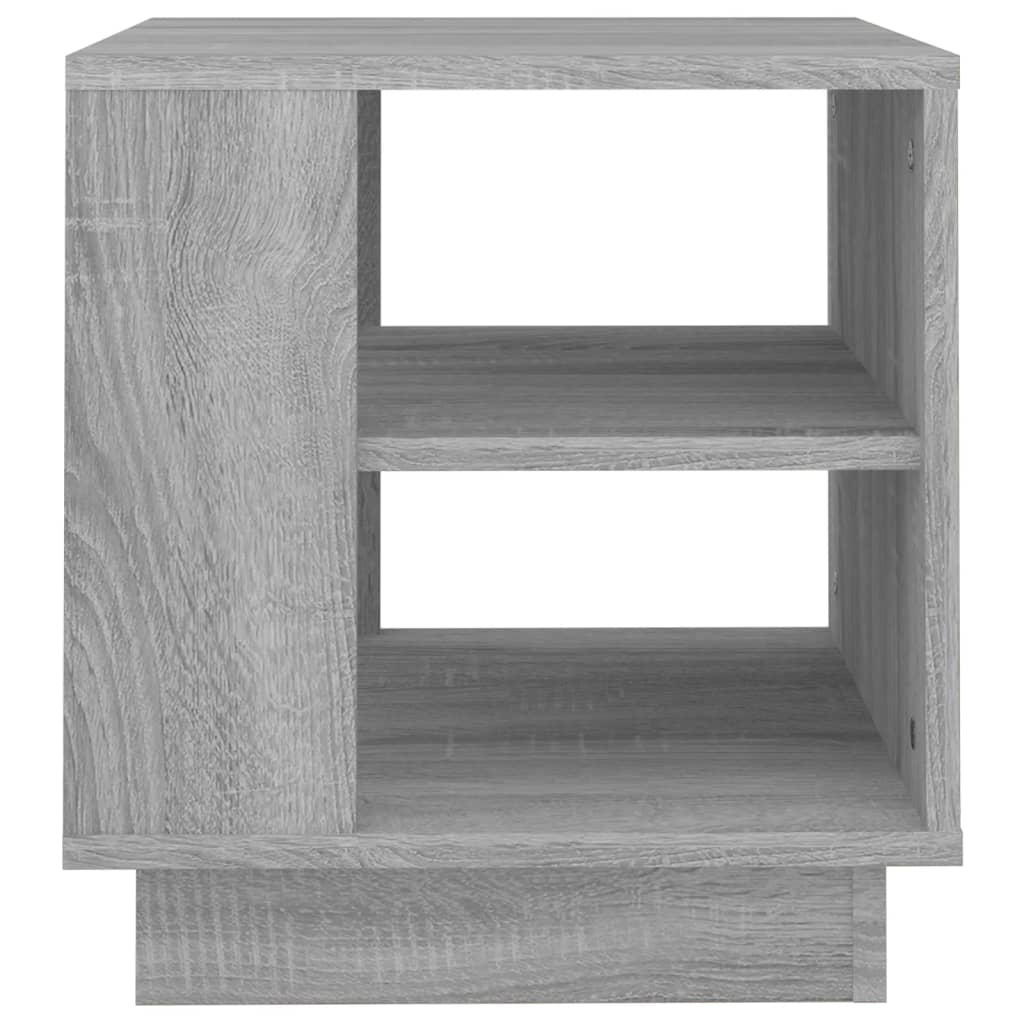 Table basse Sonoma gris 40x40x43 cm Bois d’ingénierie - Tables basses