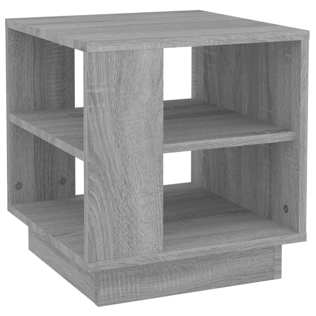 Table basse Sonoma gris 40x40x43 cm Bois d’ingénierie - Tables basses