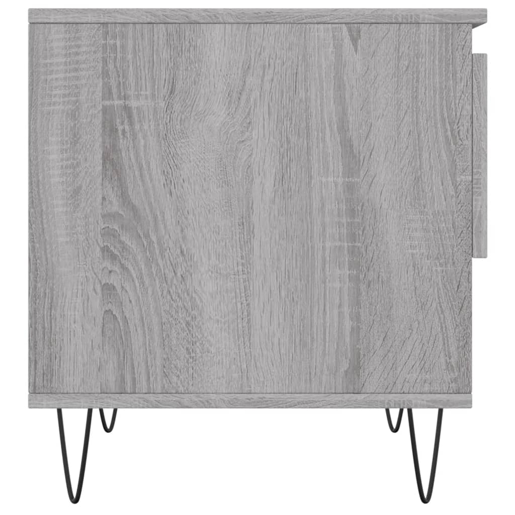 Table basse sonoma gris 50x46x50 cm bois d’ingénierie - Tables basses