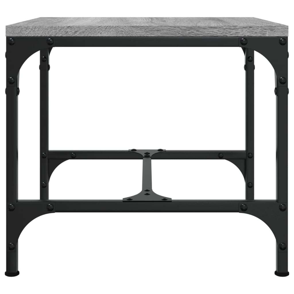 Table basse Sonoma gris 50x50x35 cm Bois d’ingénierie - Tables basses