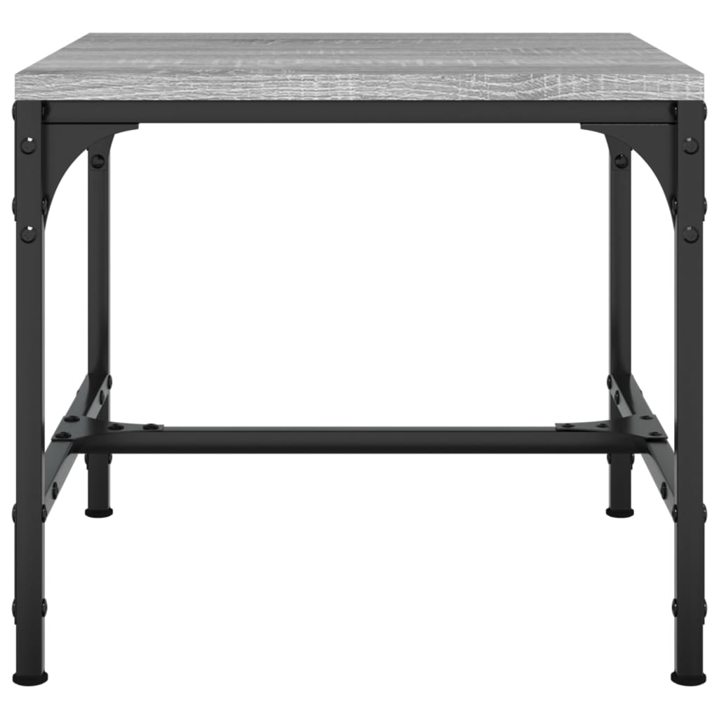 Table basse Sonoma gris 50x50x35 cm Bois d’ingénierie - Tables basses