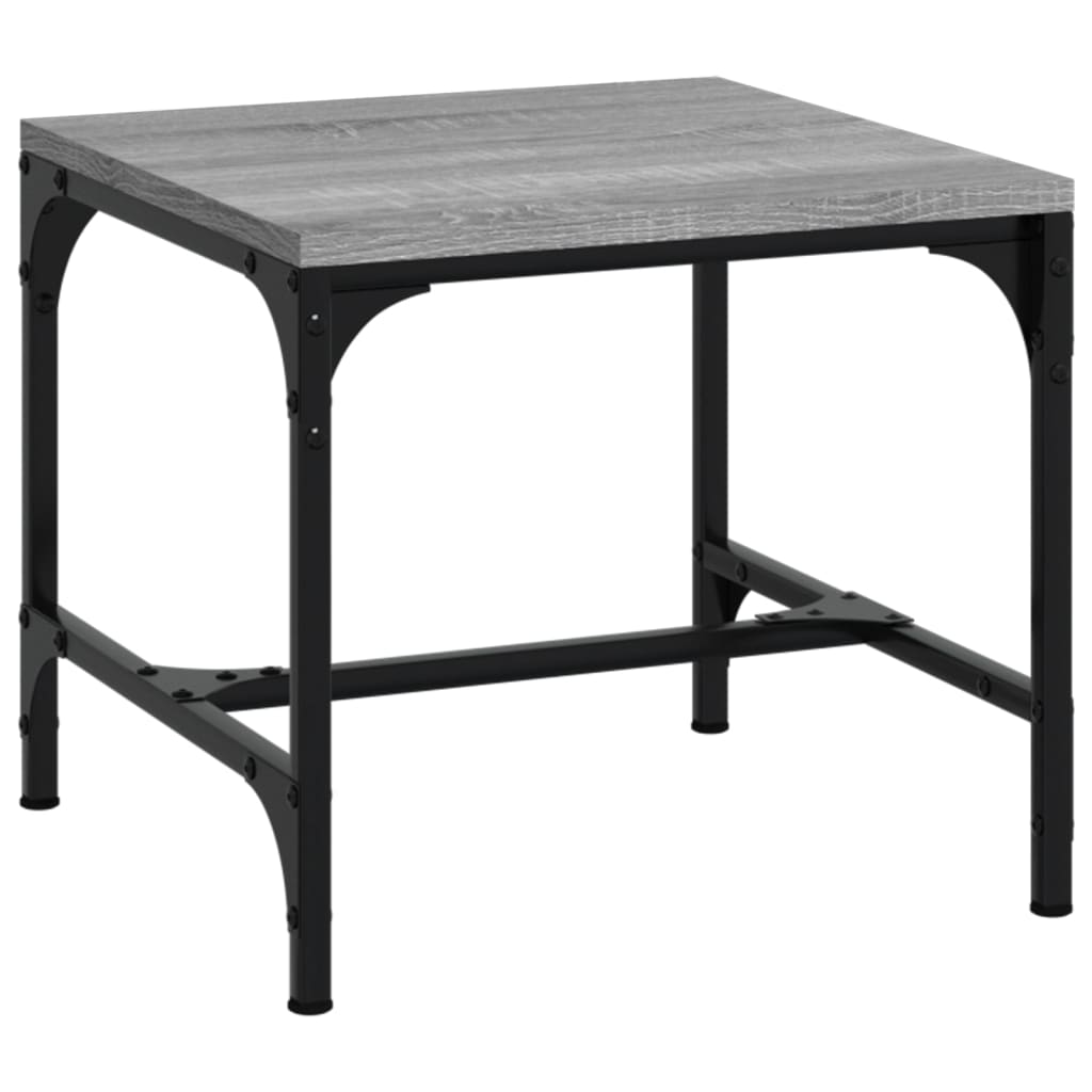 Table basse Sonoma gris 50x50x35 cm Bois d’ingénierie - Tables basses