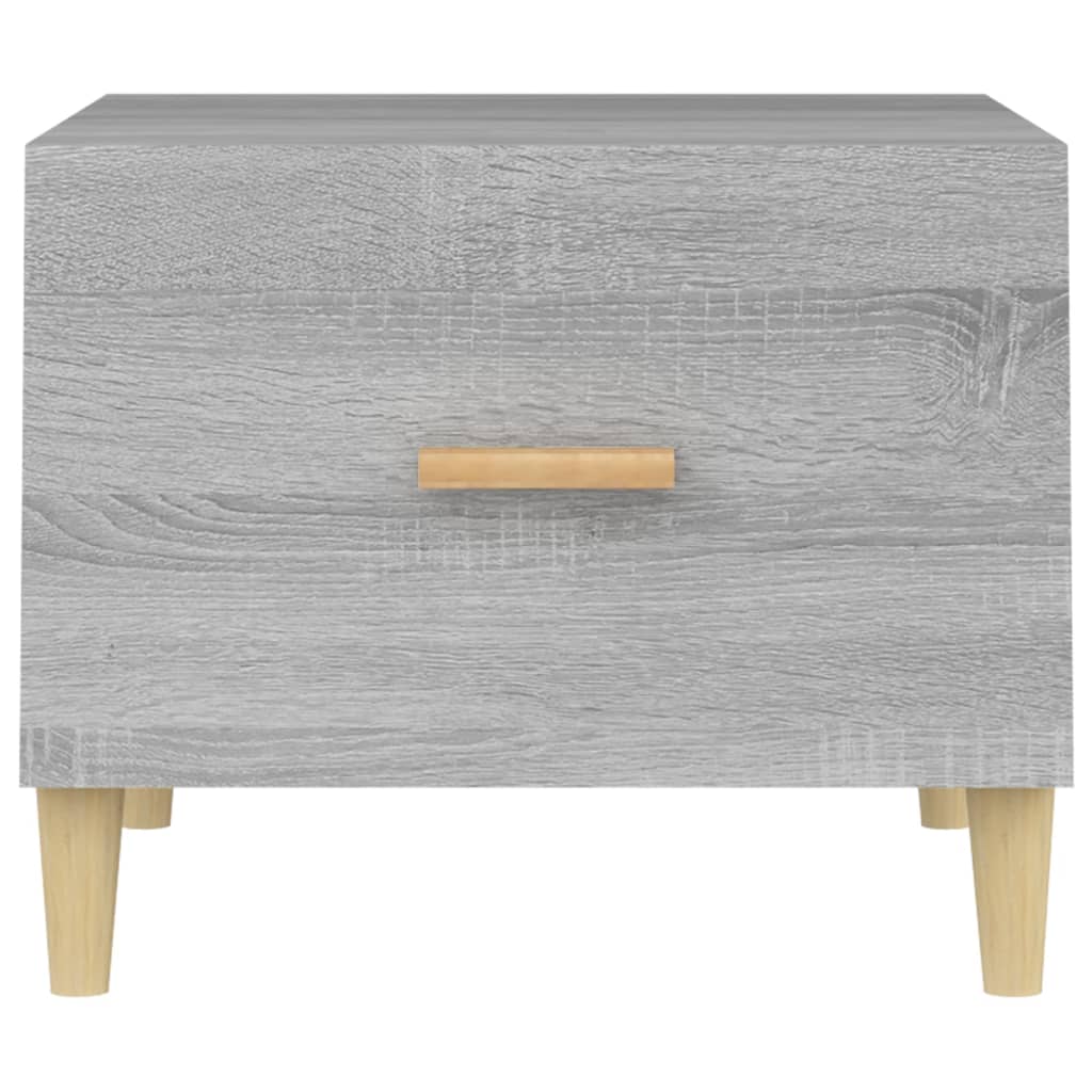 Table basse Sonoma gris 50x50x40 cm Bois d’ingénierie - Tables basses