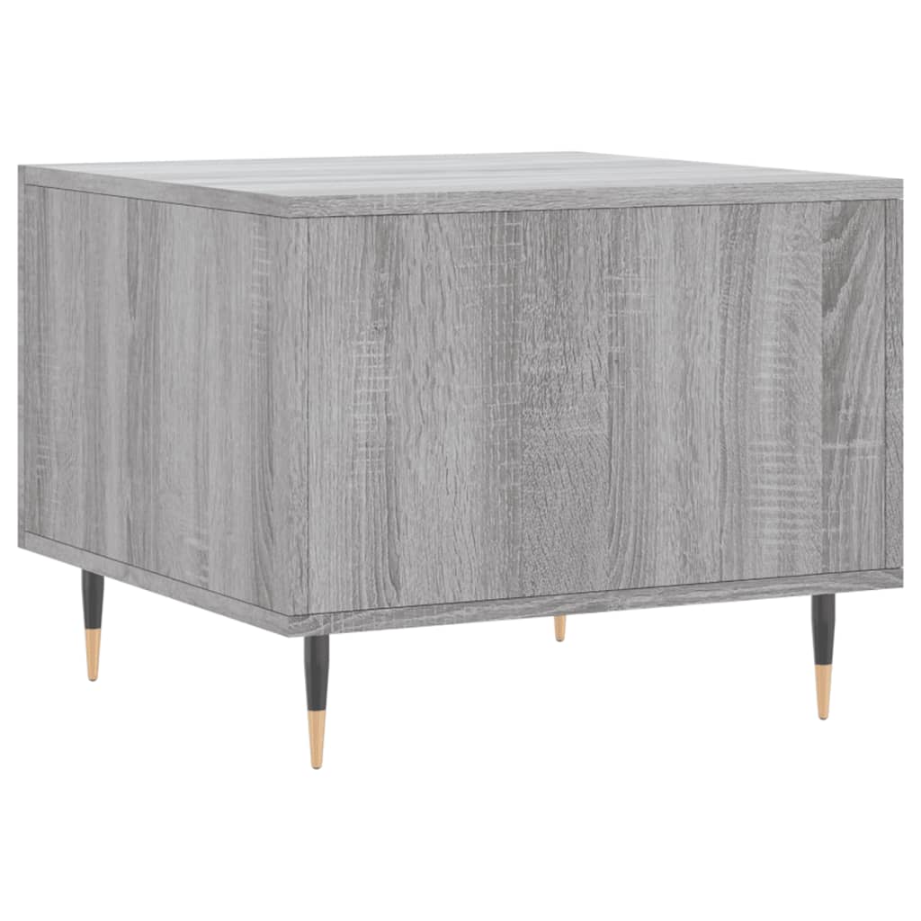 Table basse Sonoma gris 50x50x40 cm Bois d’ingénierie - Tables basses