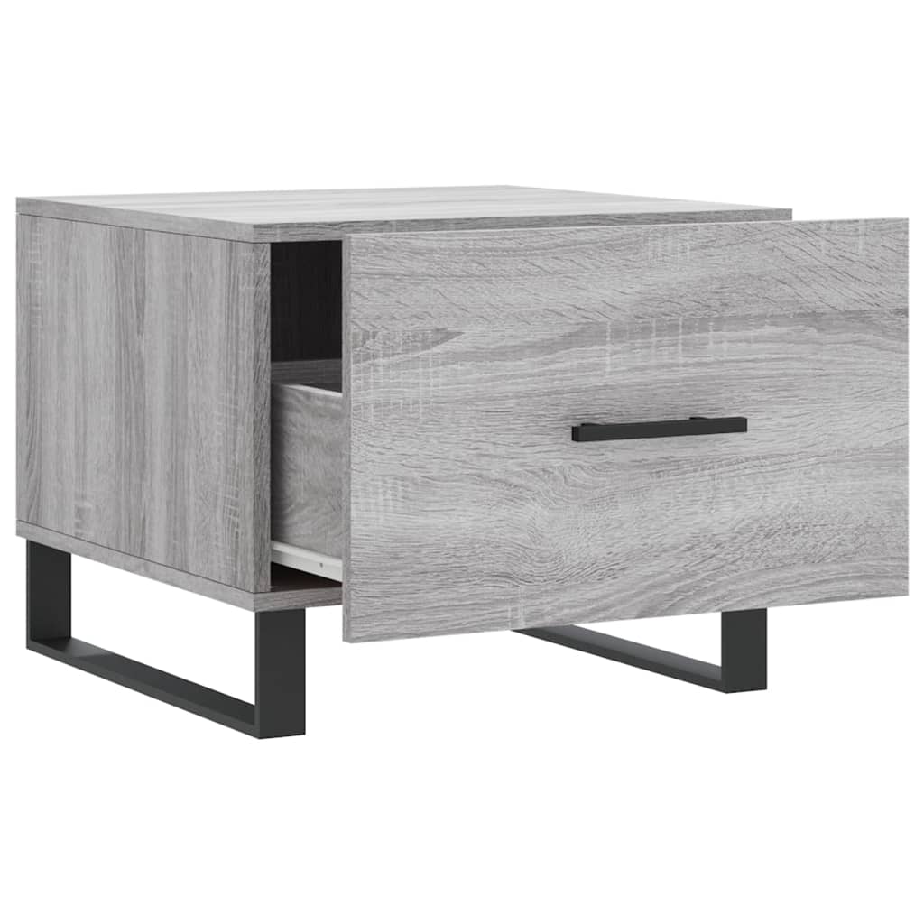 Table basse Sonoma gris 50x50x40 cm Bois d’ingénierie - Tables basses