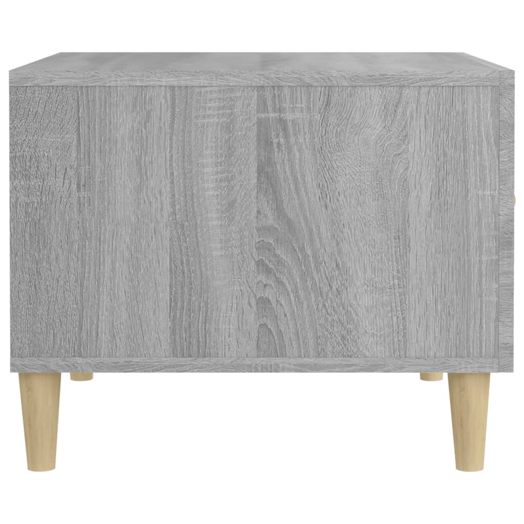 Table basse Sonoma gris 50x50x40 cm Bois d’ingénierie - Tables basses