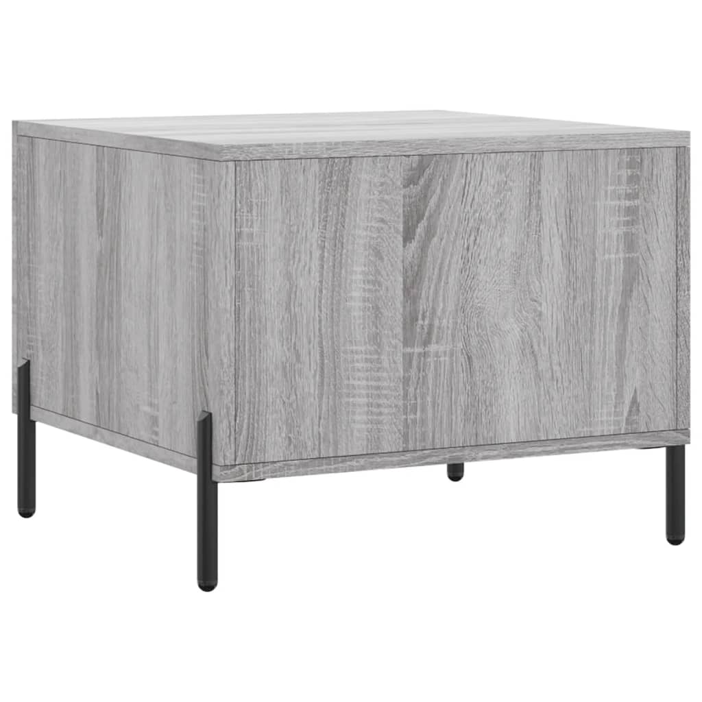 Table basse Sonoma gris 50x50x40 cm Bois d’ingénierie - Tables basses