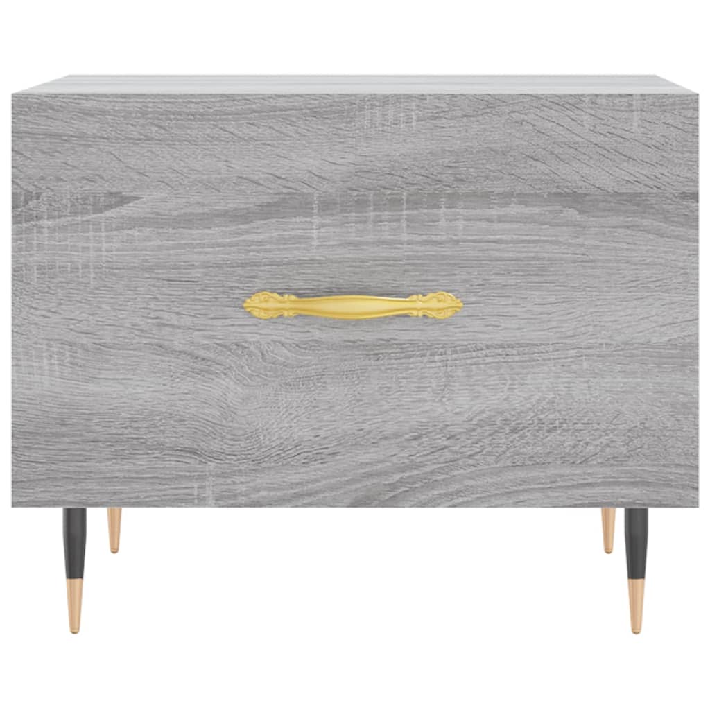 Table basse Sonoma gris 50x50x40 cm Bois d’ingénierie - Tables basses