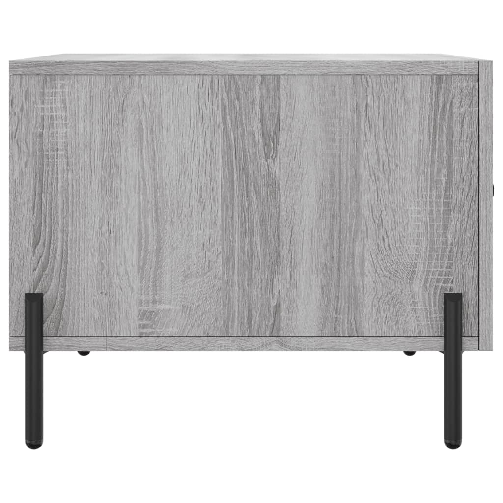 Table basse Sonoma gris 50x50x40 cm Bois d’ingénierie - Tables basses