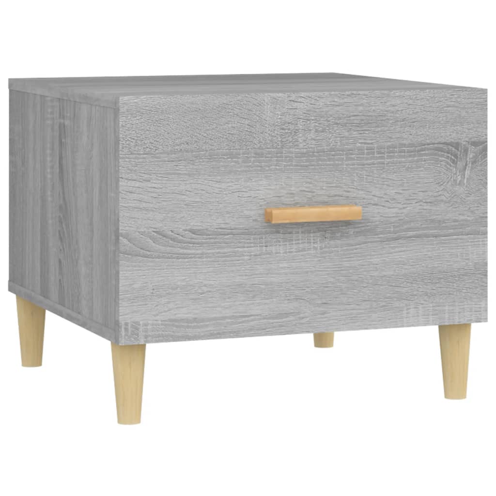 Table basse Sonoma gris 50x50x40 cm Bois d’ingénierie - Tables basses