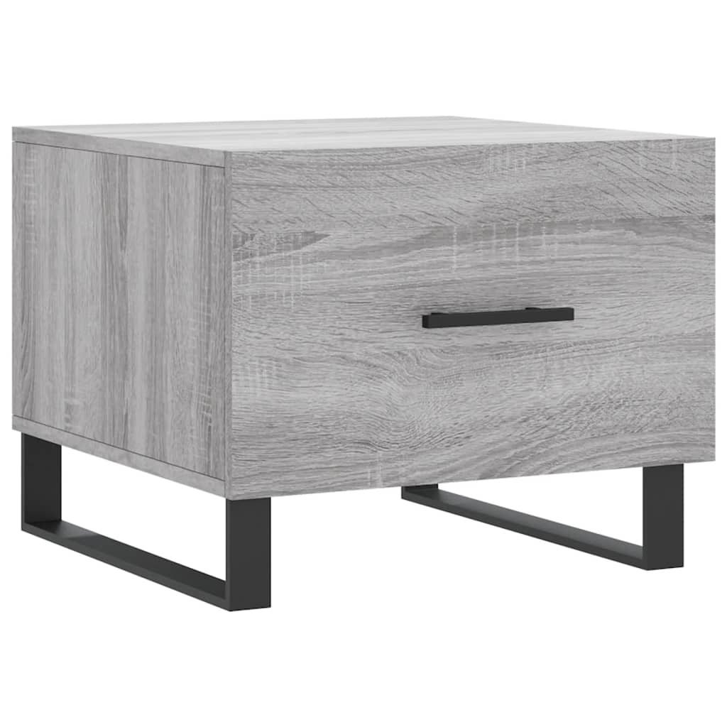 Table basse Sonoma gris 50x50x40 cm Bois d’ingénierie - Tables basses
