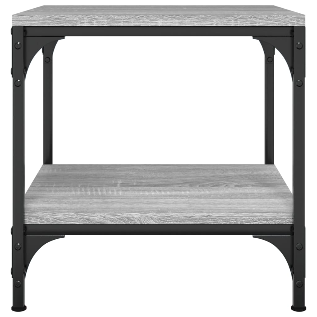 Table basse Sonoma gris 50x50x40 cm Bois d’ingénierie - Tables basses
