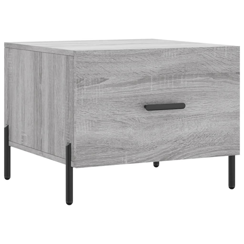 Table basse Sonoma gris 50x50x40 cm Bois d’ingénierie - Tables basses