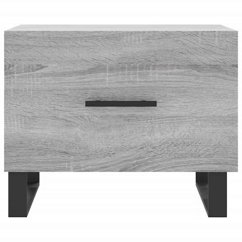 Table basse Sonoma gris 50x50x40 cm Bois d’ingénierie - Tables basses
